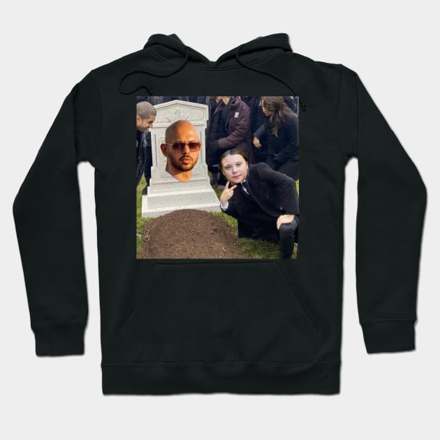 Greta Thunberg Defeats Alpha Male Andrew Tate Hoodie by Acid Drip